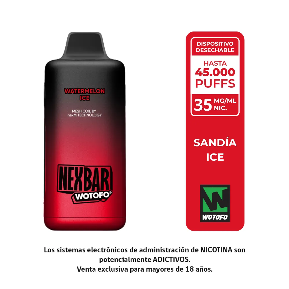 Wotofo Nexbar - 25.000 Puffs (Watermelon ICE)